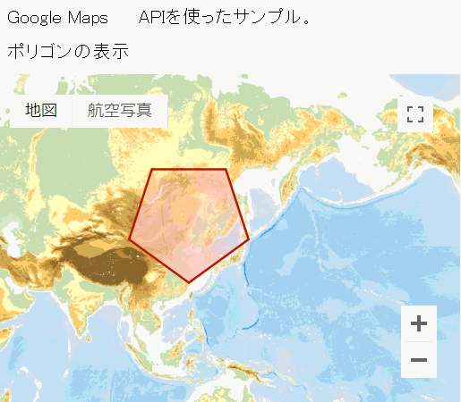 ポリゴンの表示