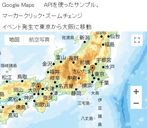 マップ イベントの登録